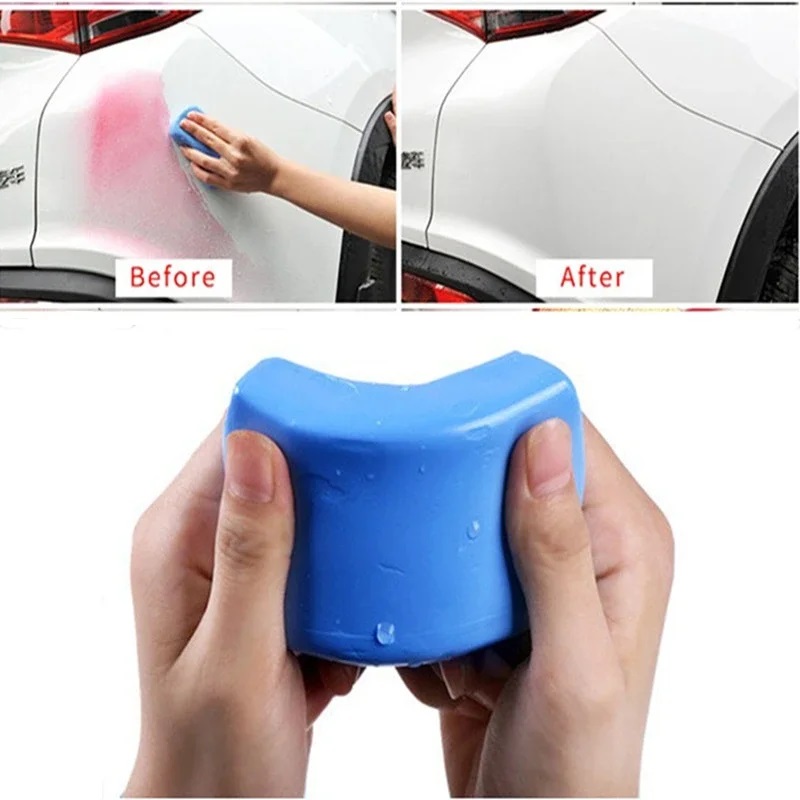 Clay Bar Lubricant - ユニバーサルカーディテーリングクリーニングマジッククレイバー自動車塗装メンテナンスツールプレミアムグレード素材100gブルーカーウォッシングマッド
