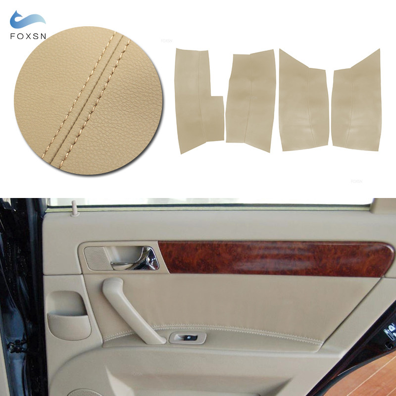 Leather Cleaner Interior - 4 個車のインテリアドアアームレストパネルマイクロファイバーレザーカバービュイックエクセル 2003-2007 シボレーオプトララセッティ 2004 2005