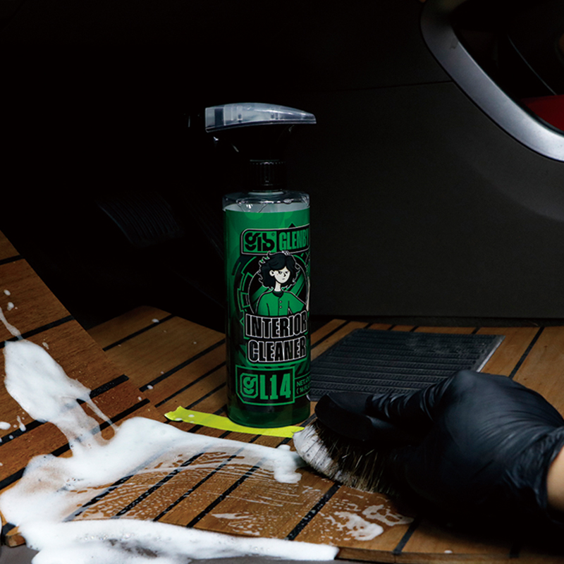 Leather Cleaner Interior - 車内クリーナー レザー・ファブリック・ルーフ洗浄剤 洗浄不要 セーフティベルトクリーナー 強力な汚れ除去 オートディテイリング