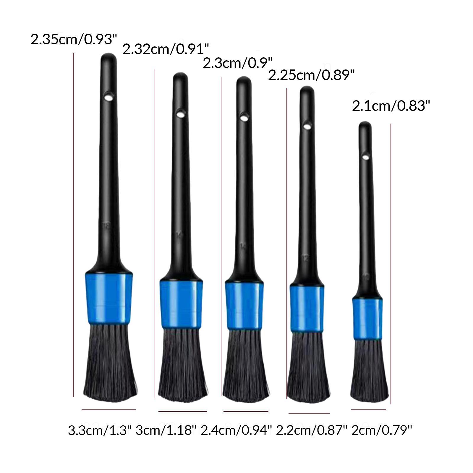 多サイズ対応カーディテイリングブラシセット プラスチック製  - Car Cleaning Brush のレビューと価格