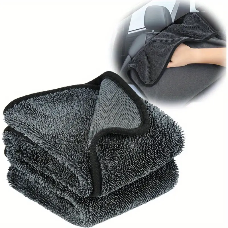 マイクロファイバーツイスト洗車タオル プロ仕様 車用クリーニ - Microfiber Towel Detailing のレビューと価格