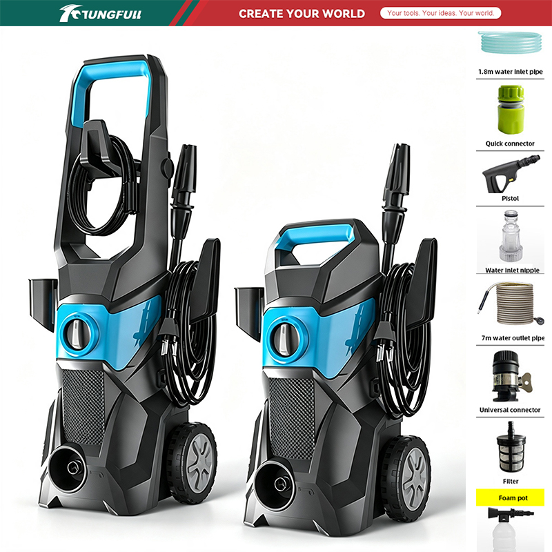 電動高圧洗浄機 220V ポータブルパワーカークリーナー 家 - Car Shampoo Ph のレビューと価格