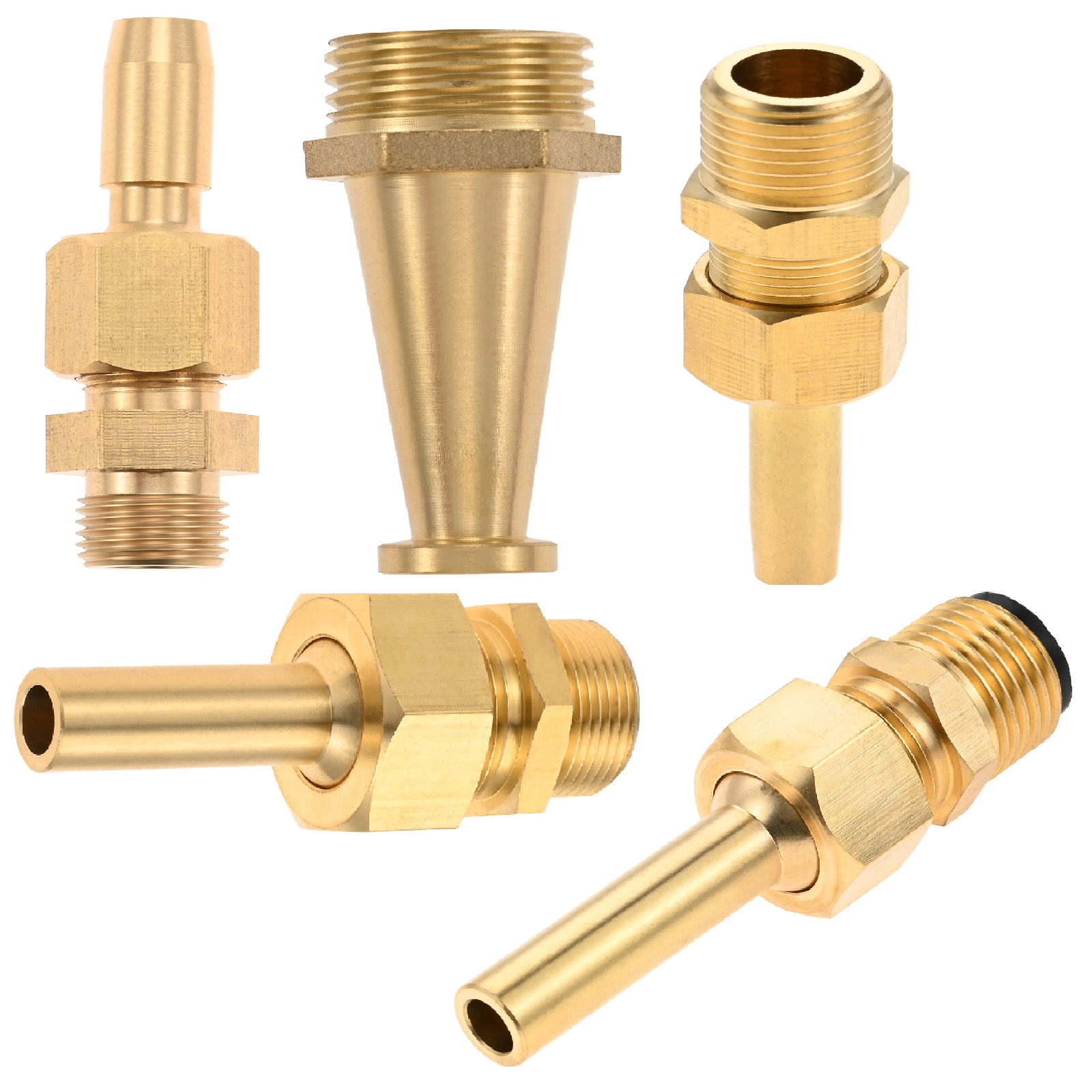 1Pc 真鍮シングル噴水ノズル直接流洗車庭公園灌漑水スプレー - Car Shampoo Ph のレビューと価格