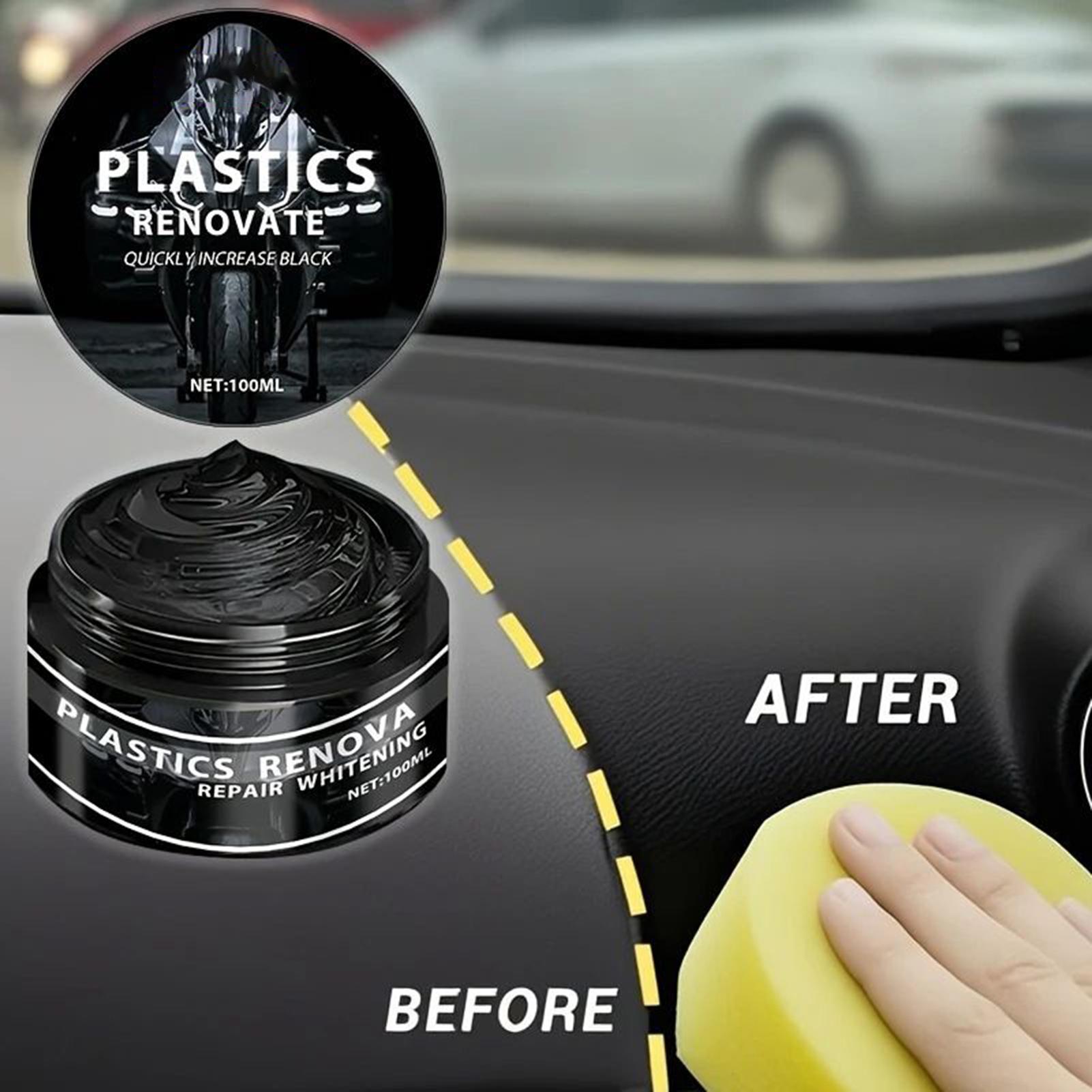 ユニバーサルカーバイクリノベーションワックス100ml 車内 - Trim Restorer Plastic のレビューと価格