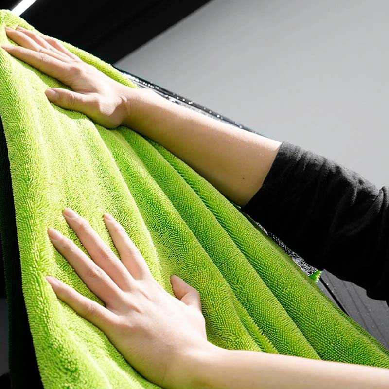 1枚入り 1000GSM 両面マイクロファイバー 車用乾燥タ - Microfiber Towel Detailing のレビューと価格